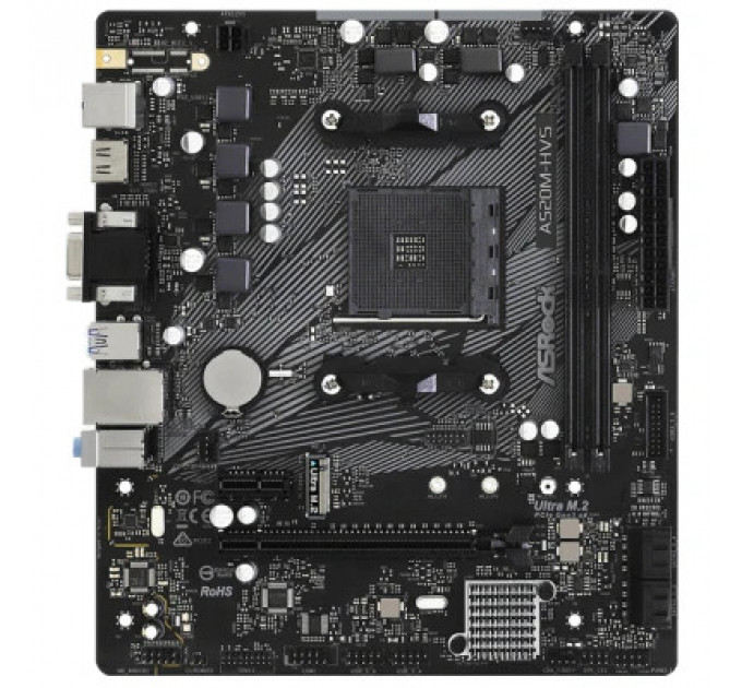 Материнська плата ASRock A520M-HVS