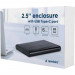 Кишеня зовнішня Gembird 2.5" USB3.1 alum black (EE2-U3S-6)