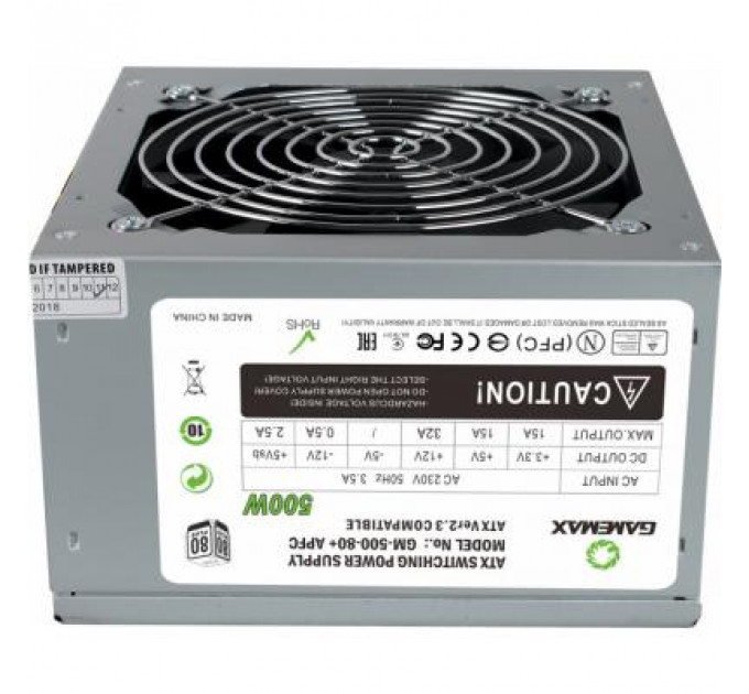 Блок живлення Gamemax 500W (GM-500 80+ APFC)