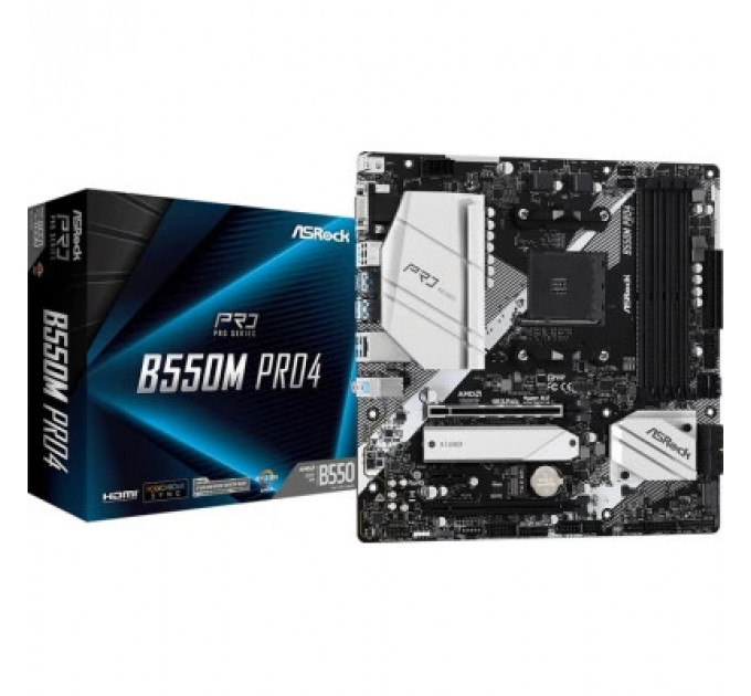 Материнська плата ASRock B550M PRO4