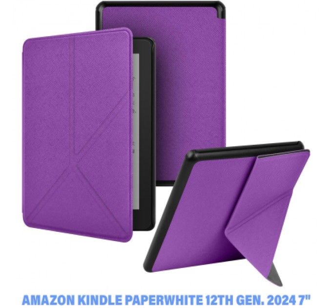 Чохол до електронної книги BeCover Ultra Slim Origami Amazon Kindle Paperwhite 12th Gen. 2024 7" Purple (712840)