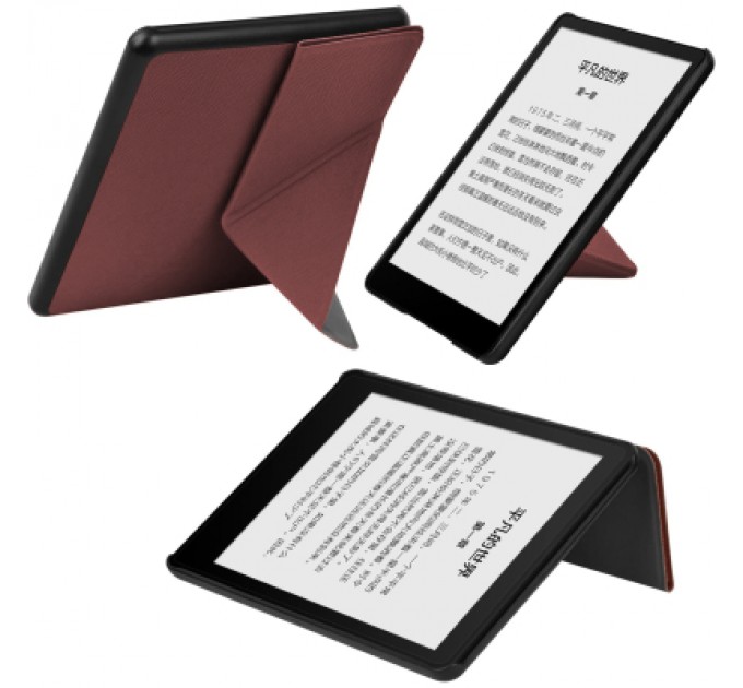 Чохол до електронної книги BeCover Ultra Slim Origami Amazon Kindle Paperwhite 12th Gen. 2024 7" Red Wine (712842)