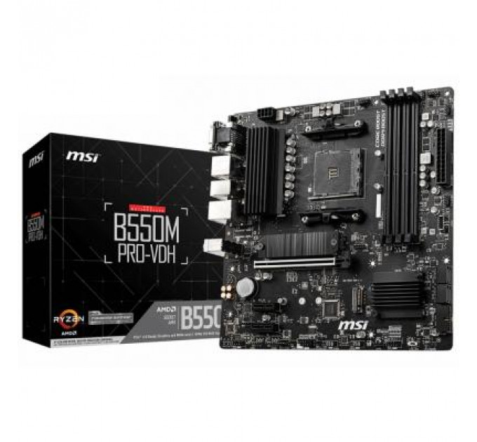 Материнська плата MSI B550M PRO-VDH