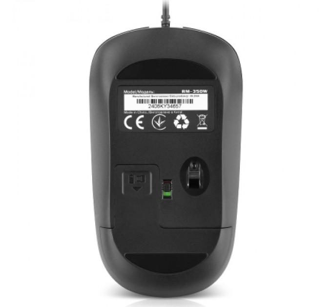 Мишка REAL-EL RM-222 USB Black/Gray (EL123200040)