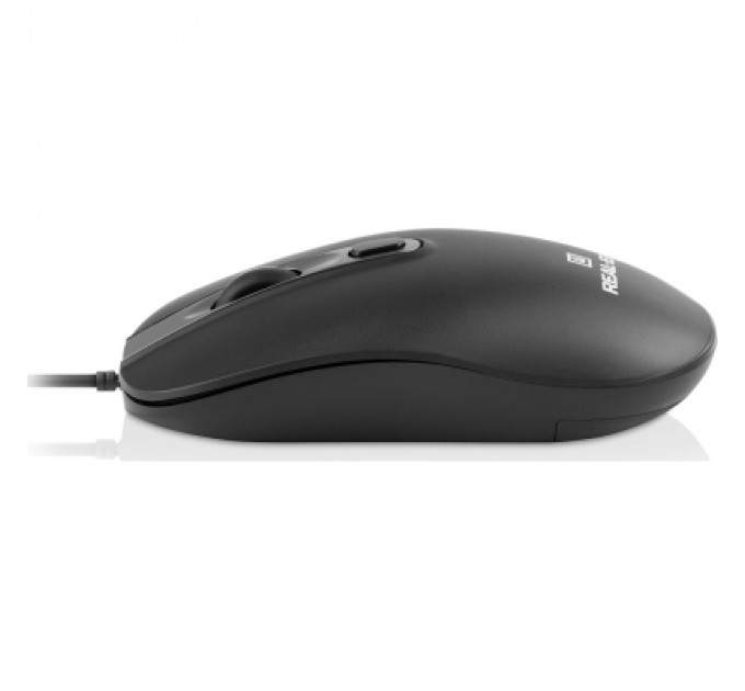 Мишка REAL-EL RM-222 USB Black/Gray (EL123200040)