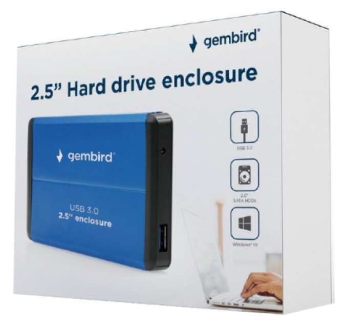 Кишеня зовнішня Gembird 2.5", USB3.0 (EE2-U3S-2-B)