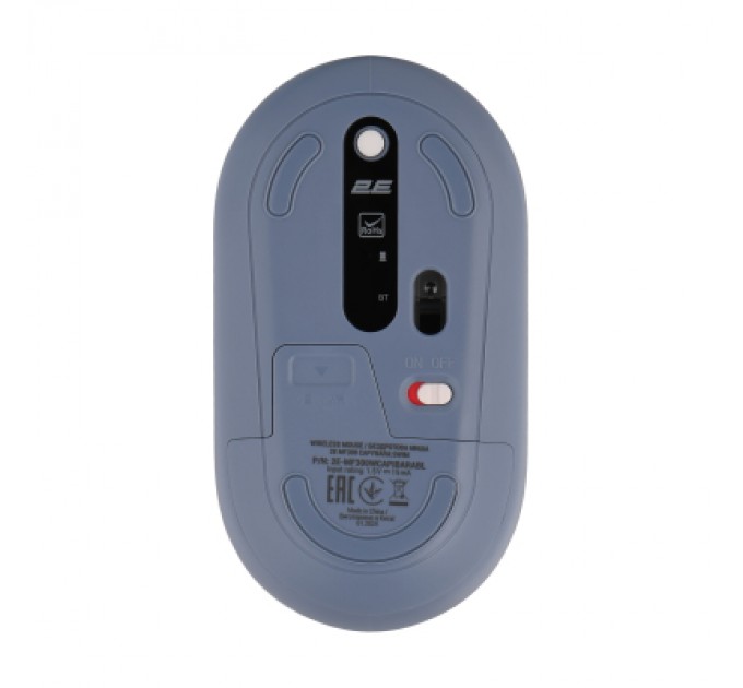 2E Мишка 2E MF300 CAPYBARASWIM Silent Wireless/Bluetooth Blue (2E-MF300WCAPIBARABL)