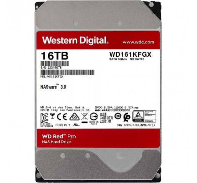Жорсткий диск 3.5" 16TB WD (WD161KFGX)