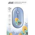 2E Мишка 2E MF300 FLORAMALLOW Silent Wireless/Bluetooth Blue (2E-MF300WFLORABL)