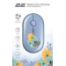 2E Мишка 2E MF300 FLORAMALLOW Silent Wireless/Bluetooth Blue (2E-MF300WFLORABL)