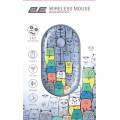 2E Мишка 2E MF300 PETSCATS Silent Wireless/Bluetooth Blue (2E-MF300WPETSBL)