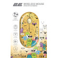 2E Мишка 2E MF300 PETSCATS&DOGS Silent Wireless/Bluetooth Yellow (2E-MF300WPETSYW)