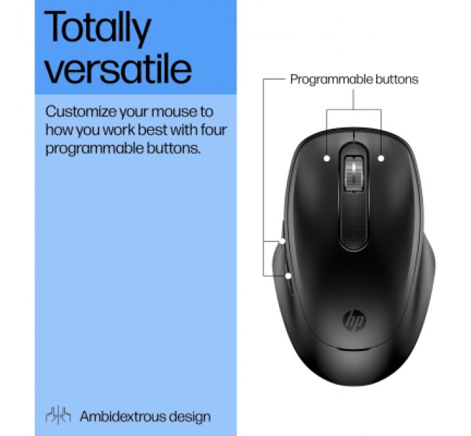Мишка HP 510 Ultra-Fast Rechargeable Wireless Black (9C2F6AA)
