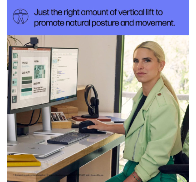 HP Мишка HP 920 Ergonomic Vertical Wireless/Bluetooth Black (6H1A4AA)