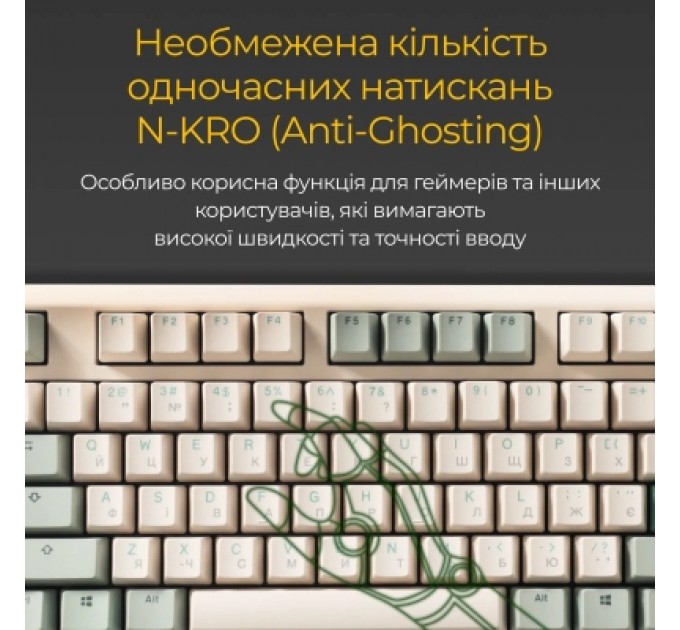Ducky Клавіатура Ducky One 3 Cherry MX Brown UA USB Cream (DKON2108-BUAPXМAEGGC1)