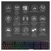 Ducky Клавіатура Ducky One 3 Cherry MX Speed Silver RGB UA USB Black (DKON2108ST-PUAPXCLAWSC1)