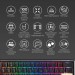 Ducky Клавіатура Ducky One 3 Mini Cherry MX Red RGB UA USB Black (DKON2161ST-RUAPXCLAWSC1)