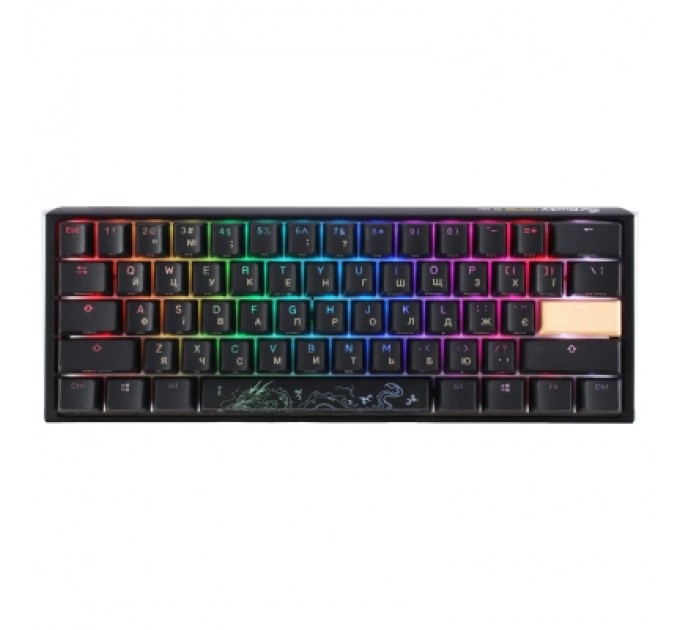 Ducky Клавіатура Ducky One 3 Mini Cherry MX Speed Silver RGB UA USB Black (DKON2161ST-PUAPXCLAWSC1)