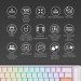 Ducky Клавіатура Ducky One 3 SF Cherry MX Red RGB UA USB White (DKON2167ST-RUAPXPWWWSC1)