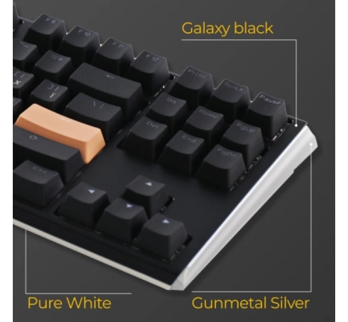 Ducky Клавіатура Ducky One 3 TKL Cherry MX Blue RGB UA USB Black (DKON2187ST-CUAPXCLAWSC1)