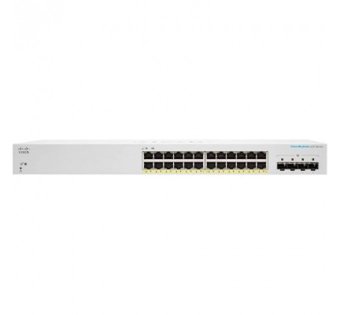 Комутатор мережевий Cisco CBS220-24T-4G-EU