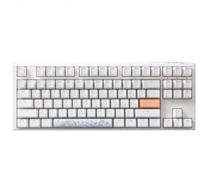 Ducky Клавіатура Ducky One 3 TKL Cherry MX Red RGB UA USB White (DKON2187ST-RUAPXPWWWSC1)