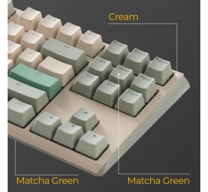 Ducky Клавіатура Ducky One 3 TKL Cherry MX Silent Red UA USB Cream (DKON2187-SUAPXМAEGGC1)