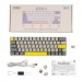 Клавіатура Epomaker EP64 60 Mulan Switch Hot-Swap RGB Wireless/Bluetooth/USB UA White (EP64-W-M)