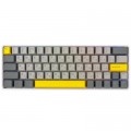 Клавіатура Epomaker EP64 60 Mulan Switch Hot-Swap RGB Wireless/Bluetooth/USB UA White (EP64-W-M)