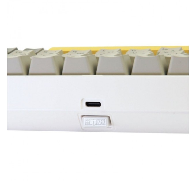 Клавіатура Epomaker EP64 60 Mulan Switch Hot-Swap RGB Wireless/Bluetooth/USB UA White (EP64-W-M)