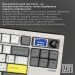 Клавіатура Epomaker Shadow-S TKL Mulan Switch Hot-Swap LCD Screen RGB Wireless/Bluetooth/USB UA White (SHS-W-M)