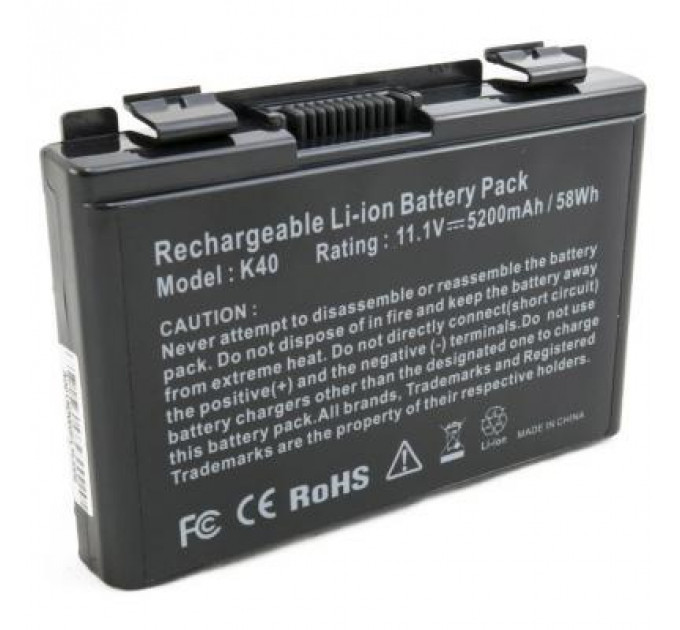 Акумулятор до ноутбука Asus K40 (A32-F82) 5200 mAh Extradigital (BNA3927)