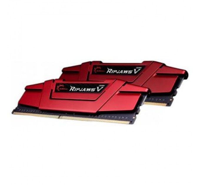 G.Skill Модуль пам'яті для комп'ютера DDR4 16GB (2x8GB) 3000 MHz RipjawsV Red G.Skill (F4-3000C16D-16GVRB)