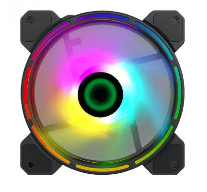 Кулер до корпусу Gamemax FN-12Rainbow-D
