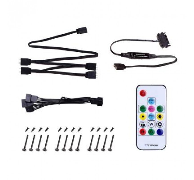 Кулер до корпусу ID-Cooling DF-12025-ARGB-TRIO-SNOW