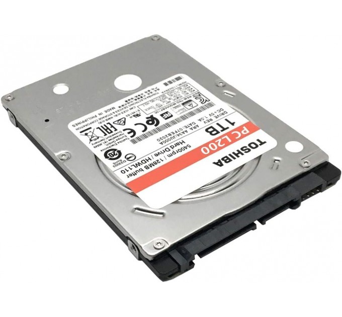 Toshiba Накопитель HDD 2.5" SATA 1.0TB Toshiba L200 5400rpm 128MB (HDWL110)_Refurbished