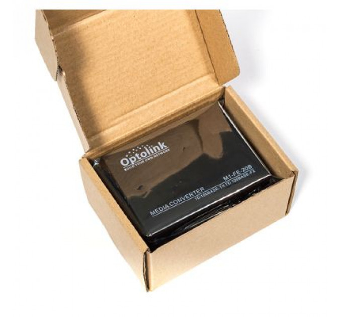 Медіаконвертер Optolink 100M, 20km, SC, RJ45, Tx 1550nm (1M-FE-20B)