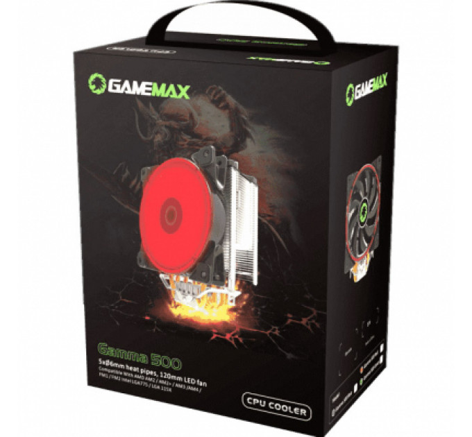 Кулер до процесора Gamemax Gamma 500-Green