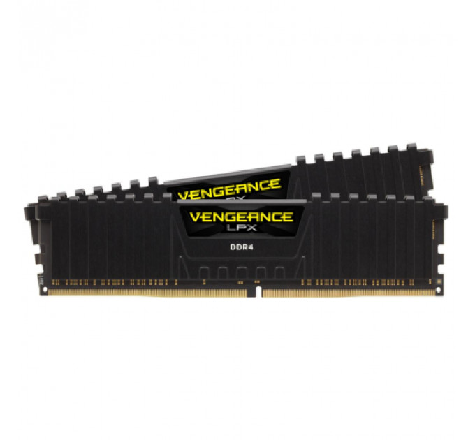 Модуль пам'яті для комп'ютера DDR4 16GB (2x8GB) 3600 MHz Vengeance LPX Black Corsair (CMK16GX4M2Z3600C18)