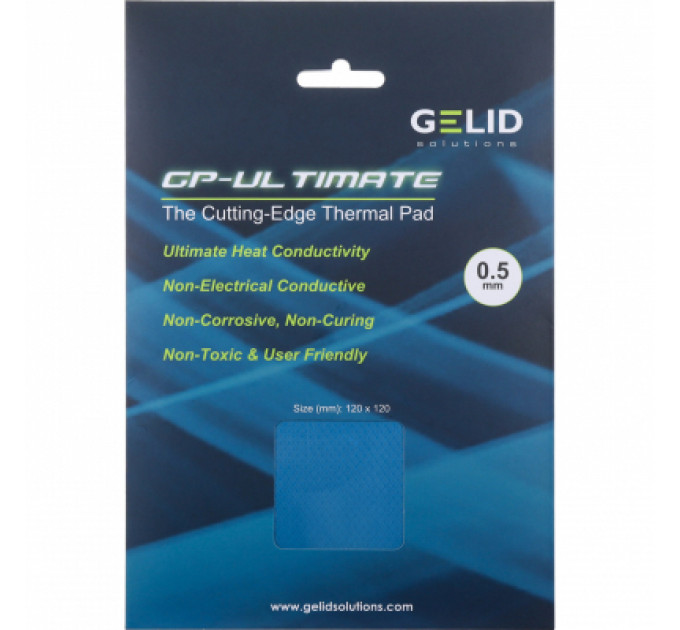 Термопрокладка Gelid Solutions GP-Ultimate Thermal Pad 120x120x1,5 mm (TP-GP04-S-C)