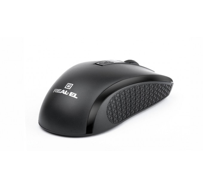 REAL-EL Миша бездротова REAL-EL RM-308 Black