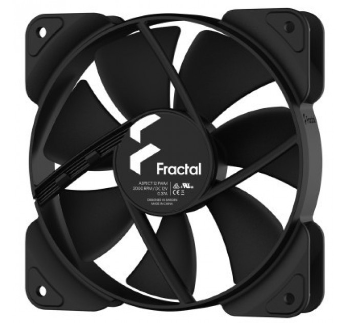 Кулер до корпусу Fractal Design Aspect 12 PWM Black (FD-F-AS1-1203)
