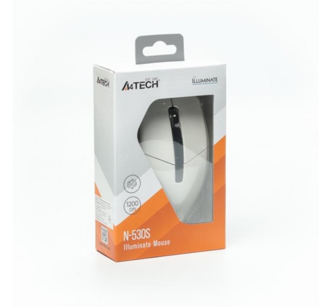 Мышь A4Tech N-530S White
