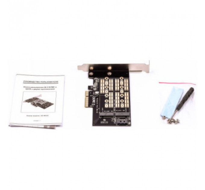 Контролер AgeStar PCIe 3.0 X2 for SSD M.2 NVMe (AS-MC02)