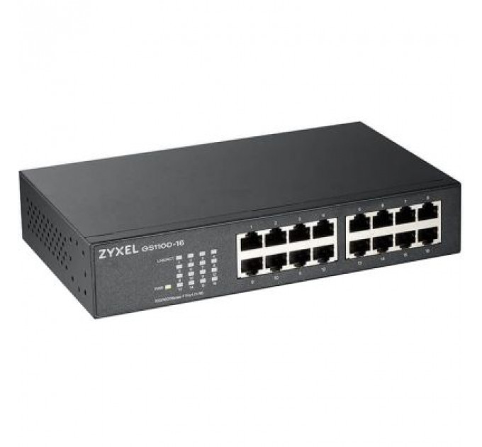 Комутатор мережевий ZyXel GS1100-16 (GS1100-16-EU0103F)