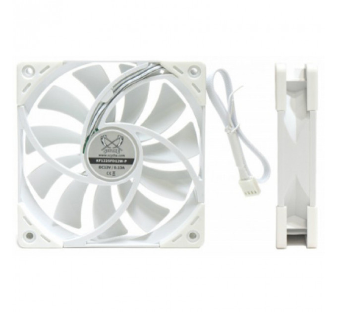 Кулер до корпусу Scythe Kaze Flex 120 White PWM (KF1225FD18W-P)