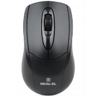 Мышь REAL-EL RM-207 Black (EL123200015)