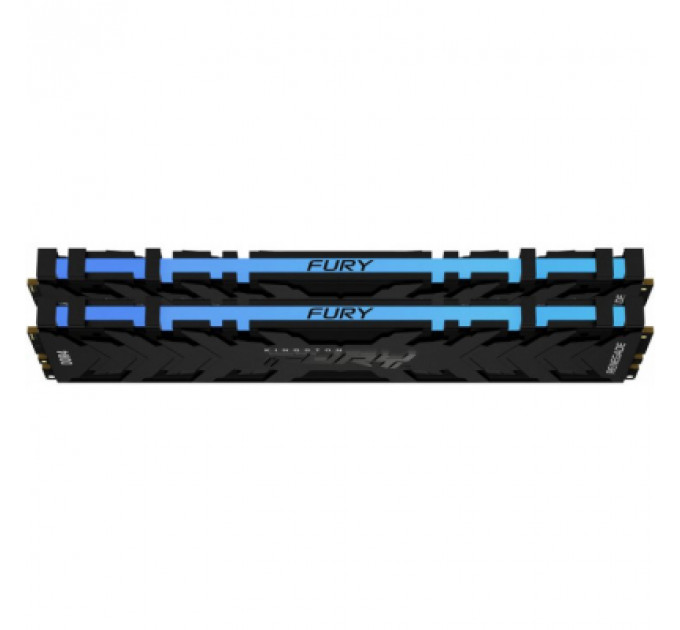 Модуль пам'яті для комп'ютера DDR4 16GB (2x8GB) 4266 MHz Renegade RGB Black Kingston Fury (ex.HyperX) (KF442C19RBAK2/16)
