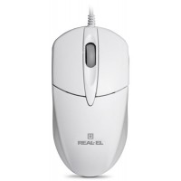 Мышь REAL-EL RM-211 White (EL123200014)