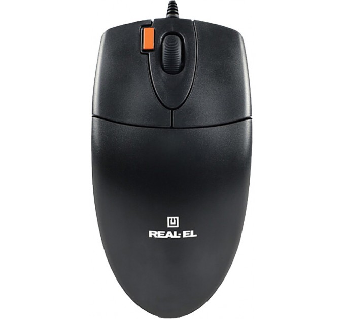 Миша REAL-EL RM-220 Black (EL123200026)
